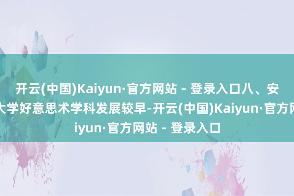 开云(中国)Kaiyun·官方网站 - 登录入口八、安徽省安徽师范大学好意思术学科发展较早-开云(中国)Kaiyun·官方网站 - 登录入口
